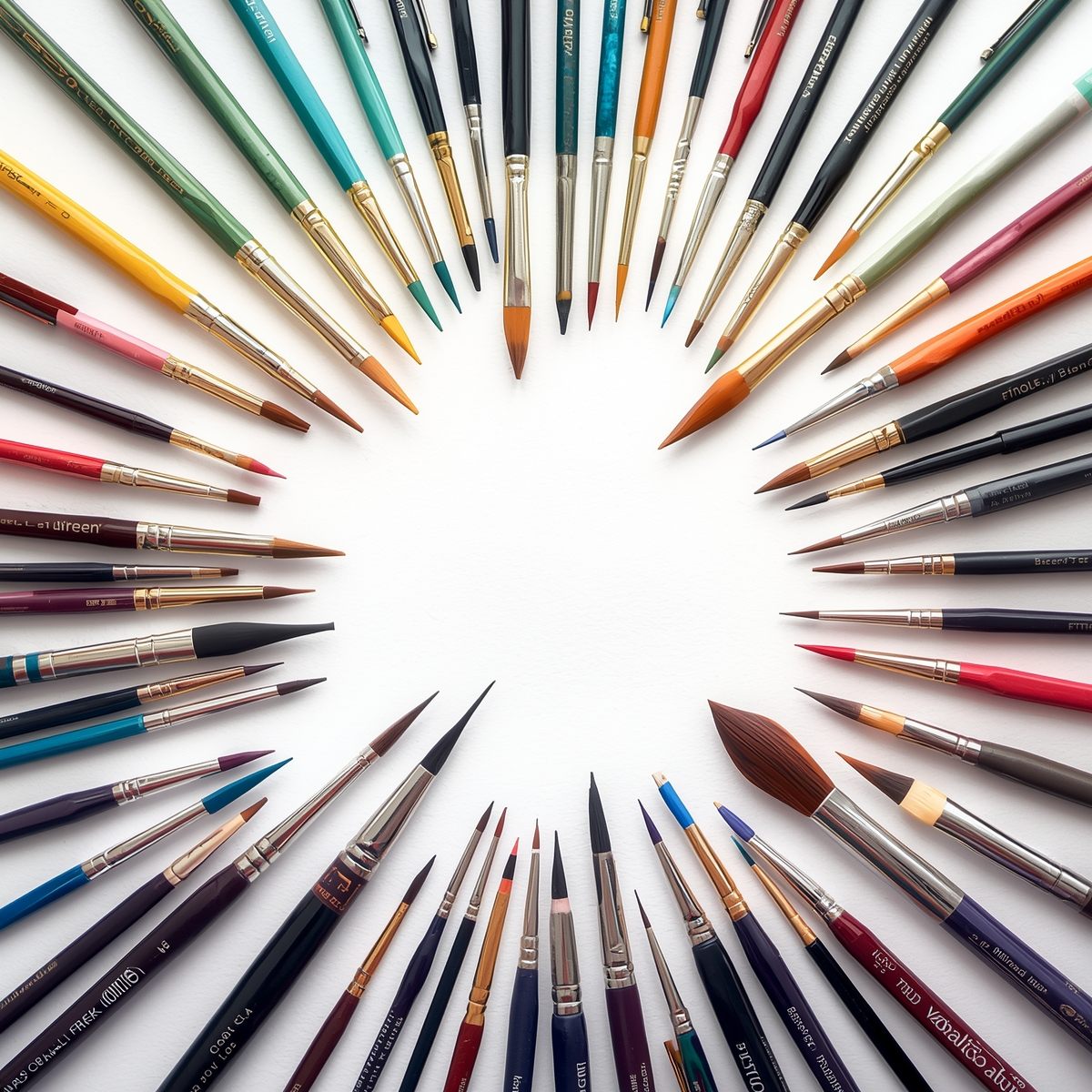 Watercolor paint tubes