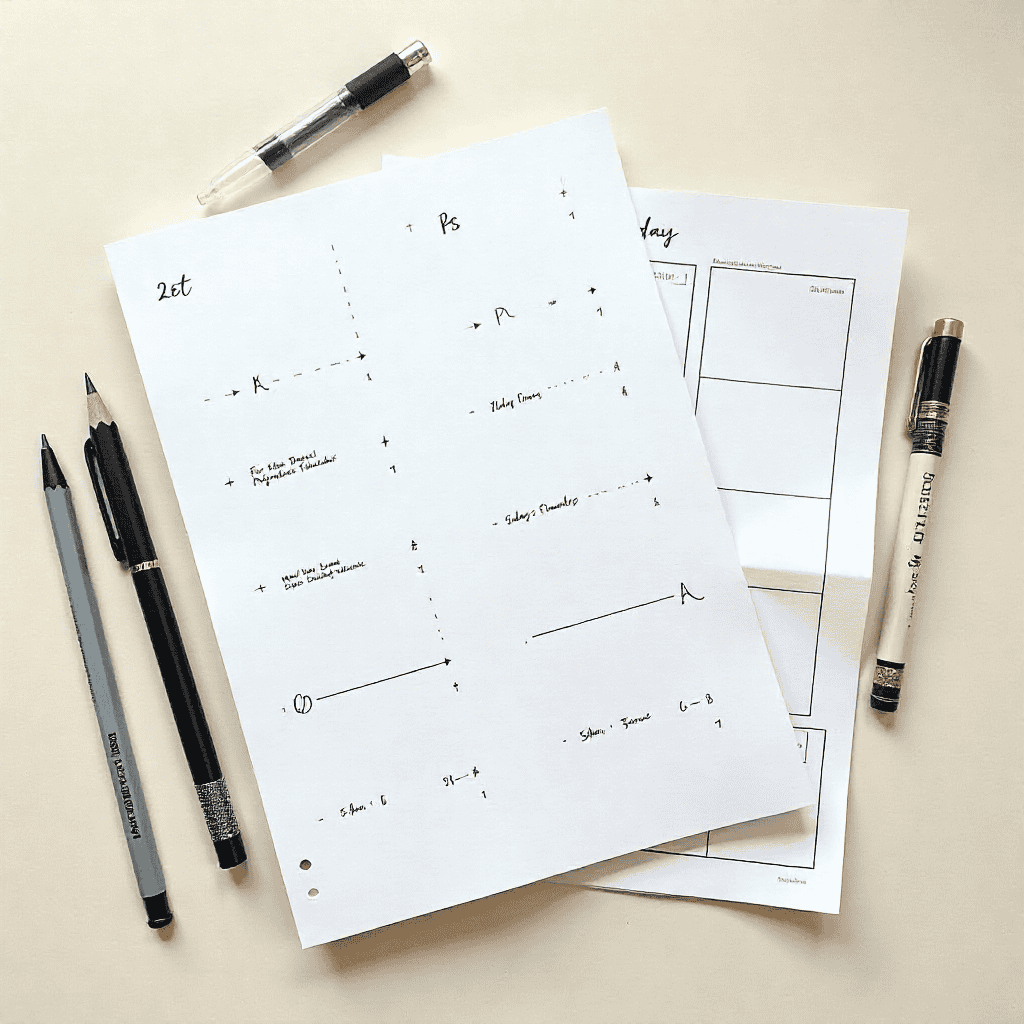 Decorative paper sheets